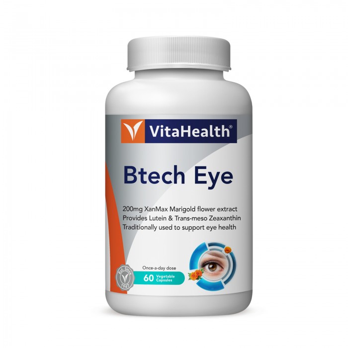 VITAHEALTH Btech Eye 60's with Lutein, Zeaxanthin and XanMax for Eye Care