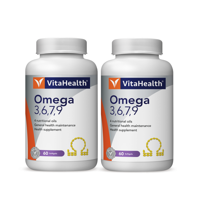 Vitahealth Omega 3,6,7,9 60'S X 2