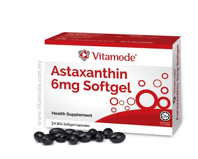 Vitamode Astaxanthin 6MG Softgel 30'S