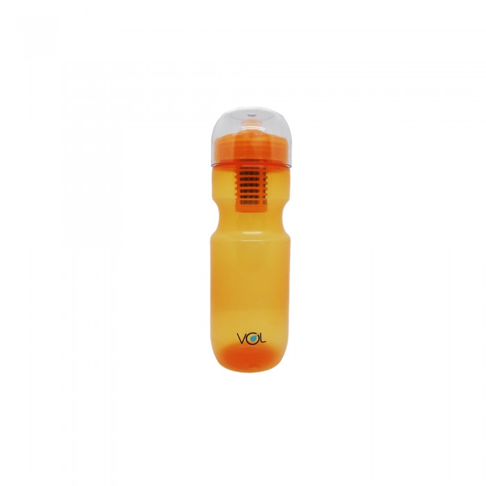 Vol Water Filter Travel Bottle, Hiking Bottle, Camping Bottle (水壶 / 水过滤器) - Orange