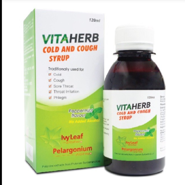 VITAHERB COLD AND COUGH SYRUP 120ML