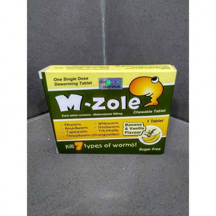 M-ZOLE TAB 1'S