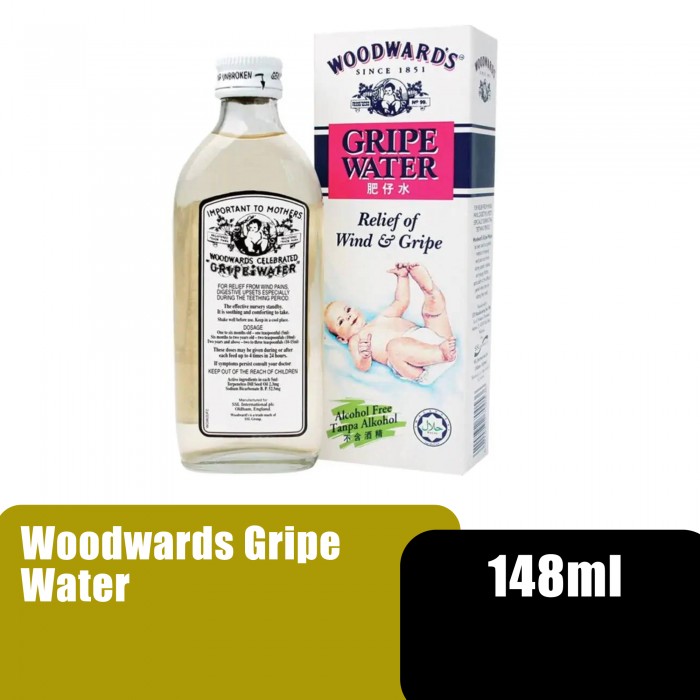 Woodward's Gripe Water Baby/Infant Gas Relief, Colic, Digestion Stomach Relief Oil, Angin Perut Buncit (消化) - 148ml