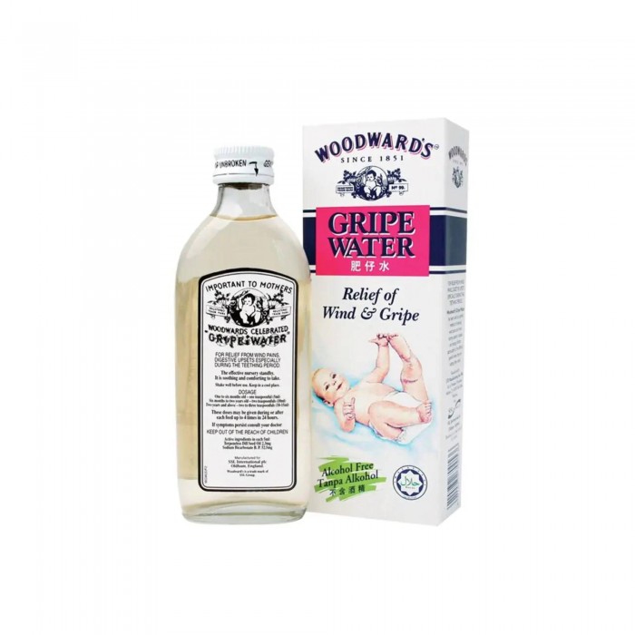 Woodward's Gripe Water Baby/Infant Gas Relief, Colic, Digestion Stomach Relief Oil, Angin Perut Buncit (消化) - 148ml