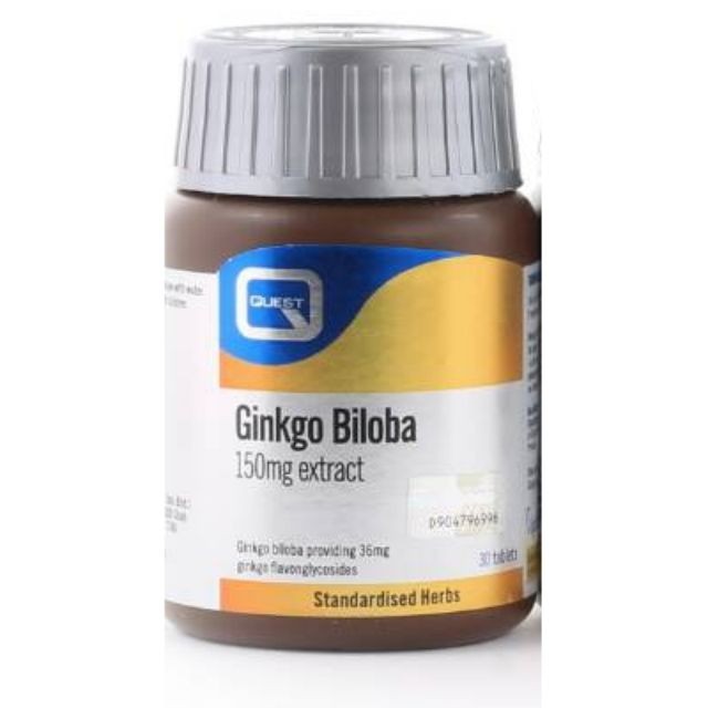 QUEST GINKGO BILOBA 150MG 30'S