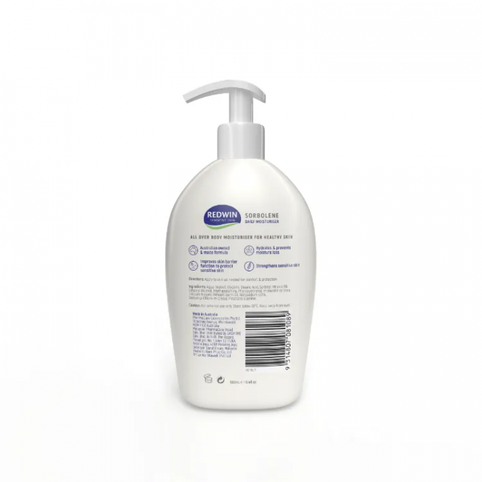 REDWIN Sorbolene Pelembab dengan Vitamin E 500ml Sorbolene Moisturizer Vitamin E