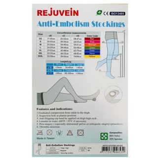 REJUVEIN ANTI-EMBOLISM STOCKINGS (L)