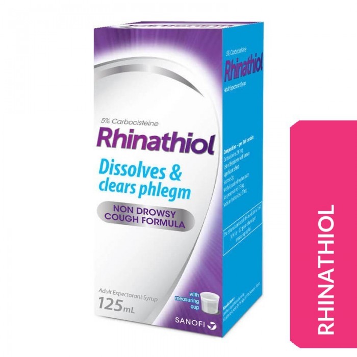 RHINATHIOL ADULT SYRUP 125ML