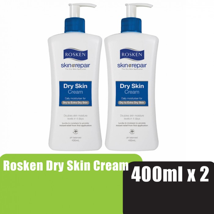 Rosken Dry Skin Cream 400ML x 2