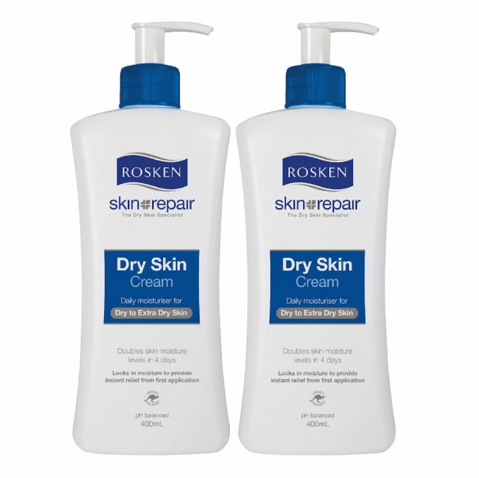 Rosken Dry Skin Cream 400ML x 2
