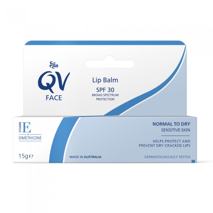 EGO QV Lip Balm 15g for Dry to Sensitive Skin