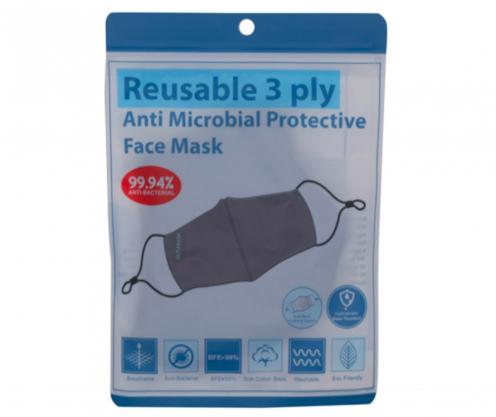 Ultifresh 3Ply Reusable Face Mask 1'S (Adult)