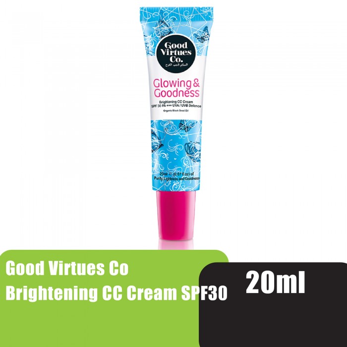 Good Virtues Co Brightening CC Cream SPF30 PA+++ UVA/UVB Defence 20ml