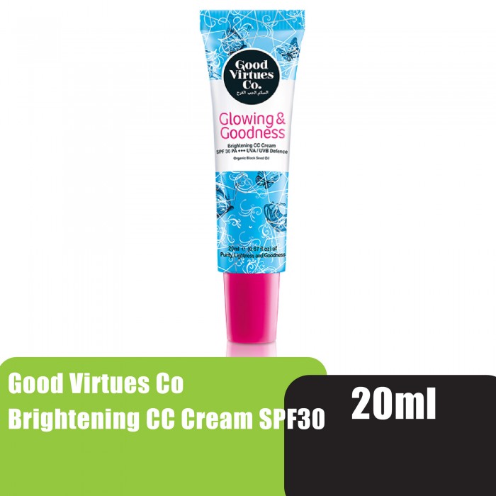 Good Virtues Co Brightening CC Cream SPF30 PA+++ UVA/UVB Defence 20ml