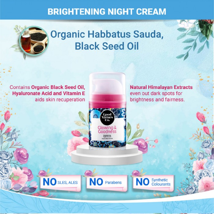 Good Virtues Co Brightening Night Cream 45ml