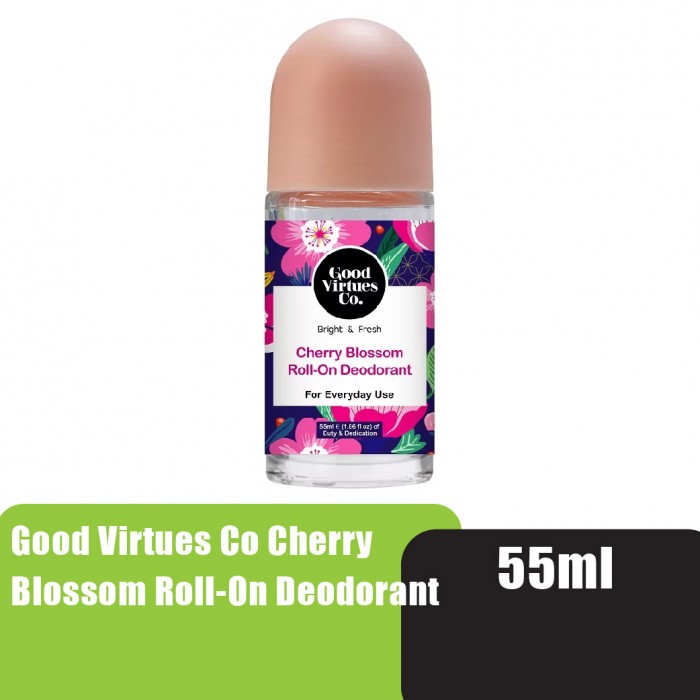 Good Virtues Co Cherry Blossom Roll-On Deodorant 55ml