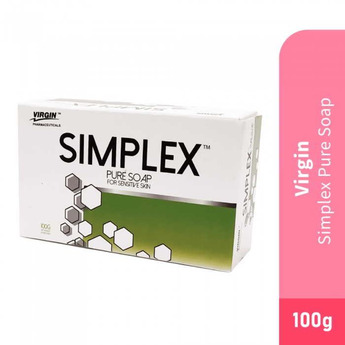 VIRGIN Simplex Pure Soap 100g- Body Wash, Soap, 肥皂