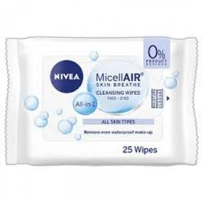 Nivea Micellar Cleansing Wipes 25's