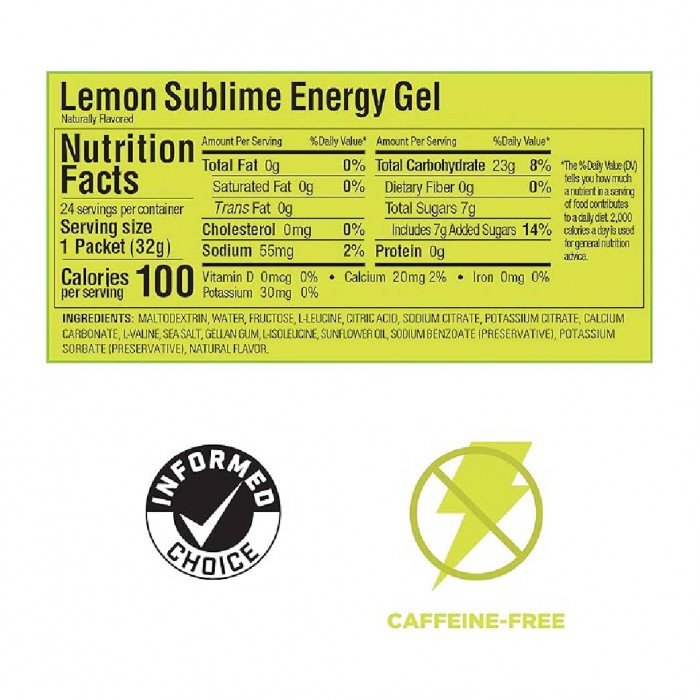 [HTM Online Exclusive] GNC Gu Energy Gel 32g - Lemon Sublime