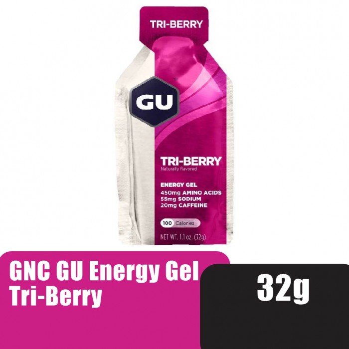 ]HTM Online Exclusive] GNC Gu Energy Gel 32g (Tri-Berry)