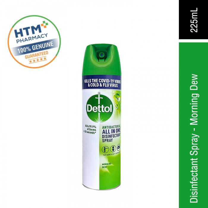 Dettol Disinfectant Spray 225ML - Morninng Dew