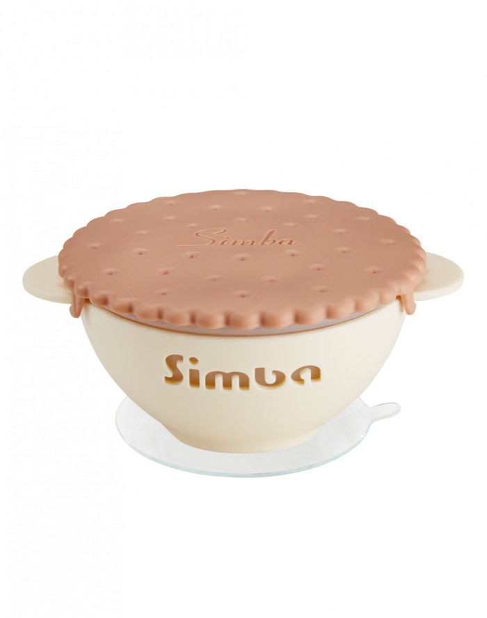 Simba Silicone Suction Bowl - Caramel