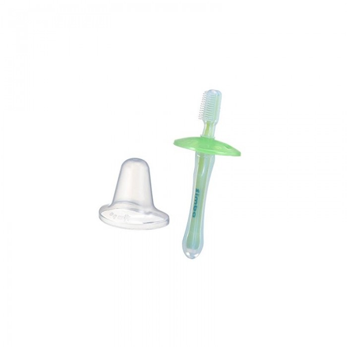 SIMBA Silicone Toothbrush Green - Baby Accessories, Silicone Toothbrush, Toothbrush