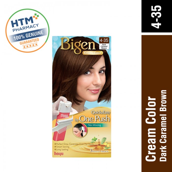 Bigen Cream Color 4-35 Dark Caramel Brown