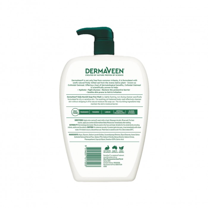 DERMAVEEN SOAP FREE WASH PH5.5 500ML