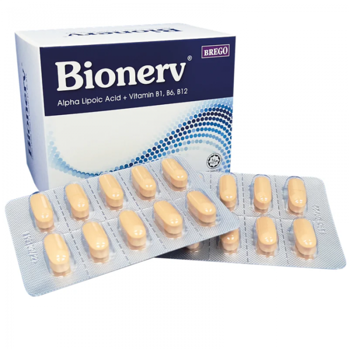 Bionerv Alpha Lipoic Acid & Vitamin B 60’s – Advanced Nerve Health Support