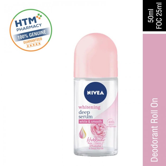 Nivea Deodorant 50ML - Hokkaido Rose Roll On Foc 25ml