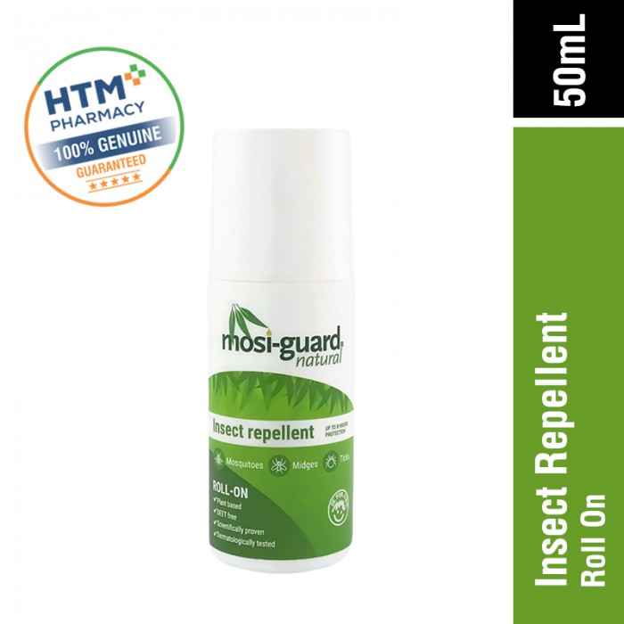 [CLEARANCE] MOSIGUARD NATURAL ROLL ON 50ML MOSQUITO REPELLENT (EXP: 9/25)