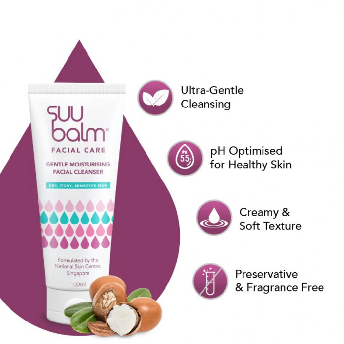 Suu Balm Gentle Moisturising Facial Cleanser 100ml