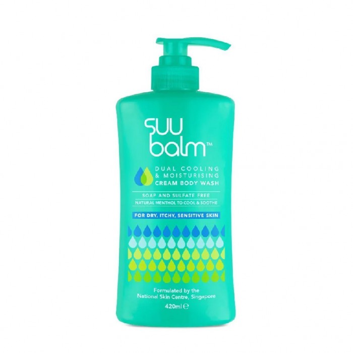 Suu Balm Dual Cooling & Moisturising Cream Body Wash 420ml