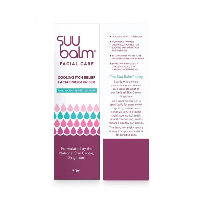 Suu Balm Cooling Itch Relief Facial Moisturiser 50ml