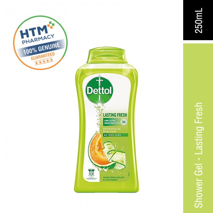 DETTOL SHOWER GEL 250ML - LASTING FRESH