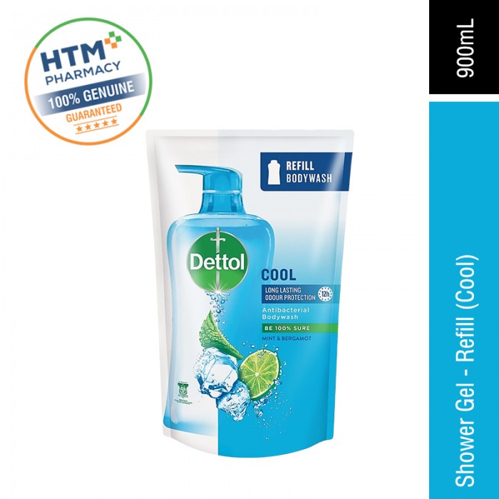 DETTOL SHOWER GEL 900ML (REFILL) - COOL