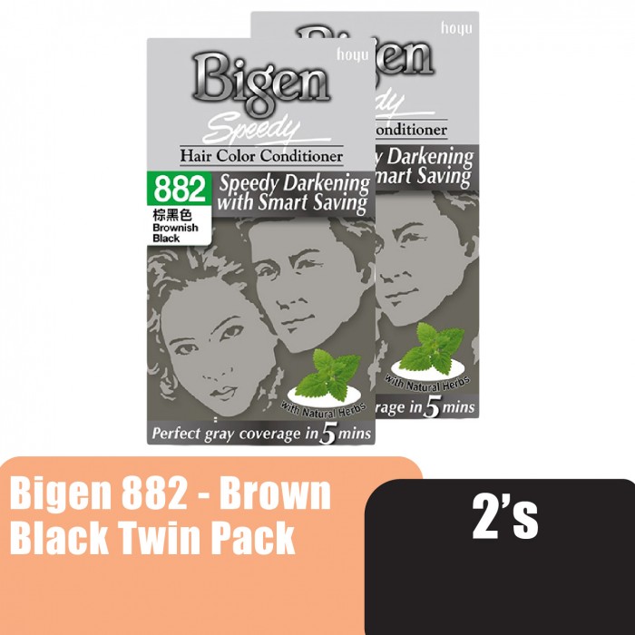 Bigen 882 - Brown Black Twin Pack