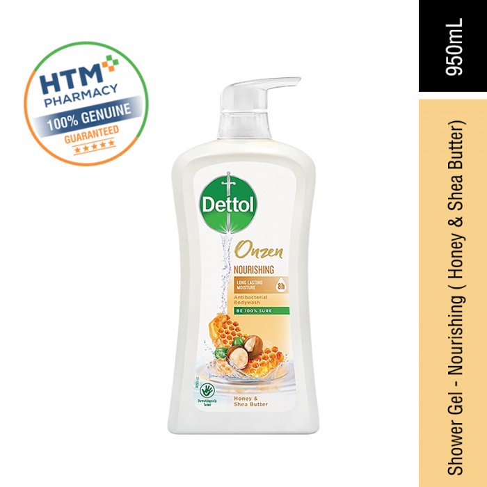 DETTOL SHOWER GEL 950ML- NOURISH (HONEY & SHEA BUTTER)