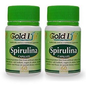 Gold Life Spirulina 60'S x 2