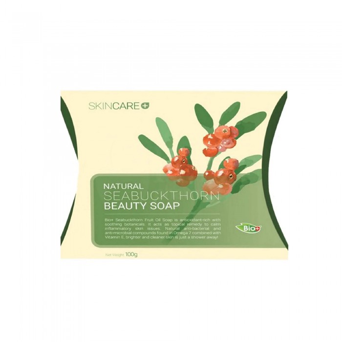 BIO+ Natural Seabuckthorn 沙棘 Beauty & Brightening Face Soap 100g Sabun Whitening 提亮保湿肥皂