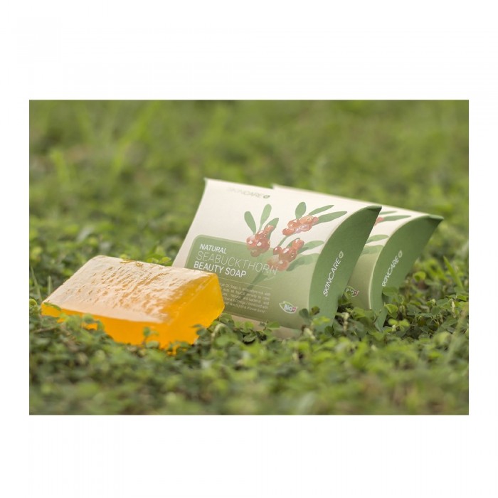 BIO+ Natural Seabuckthorn 沙棘 Beauty & Brightening Face Soap 100g Sabun Whitening 提亮保湿肥皂