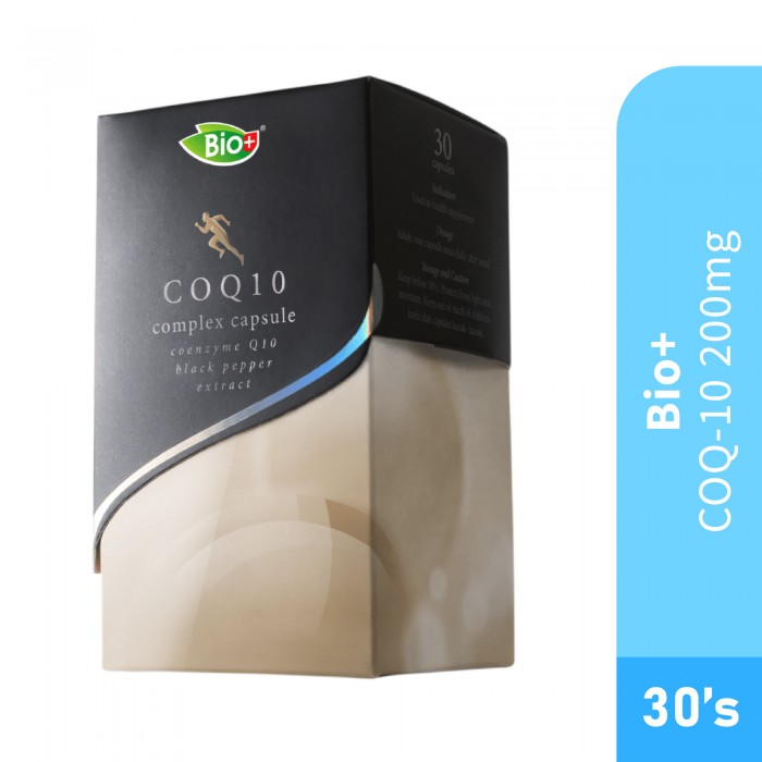 BIO+ CoQ-10 200mg 30's Q10 Antioxidant supplement 抗氧化