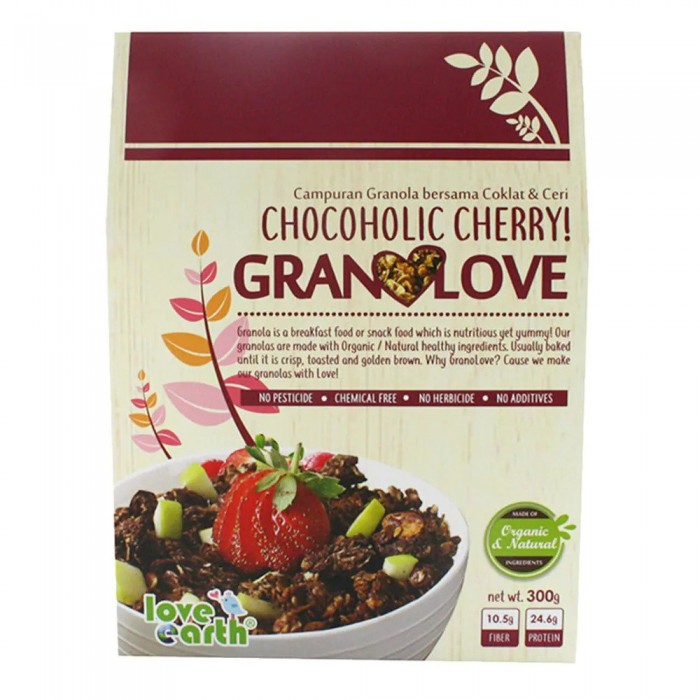 Love Earth Light Chocoholic Cherry Granolove 300g