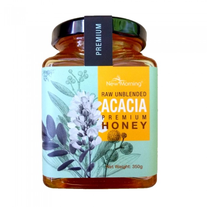 New Morning Raw Unblended Acacia Honey 350G