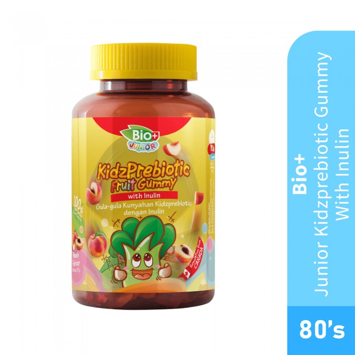 BIO+ Junior KidzPrebiotic Gummy With Insulin 80's Prebiotic kids gummies 益生元软糖