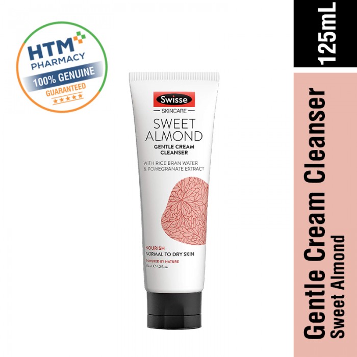 Swisse Sweet Almond Gentle Cream Cleanser 125ml