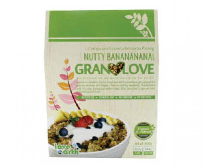 Love Earth Light Nutty Banananana Granolove 300g