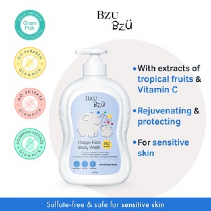 Bzu Bzu Happy Kids Body Wash 200ml