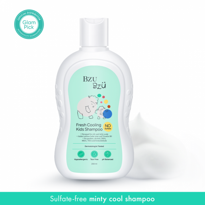 Bzu Bzu Fresh Cooling Kids Shampoo 200ml